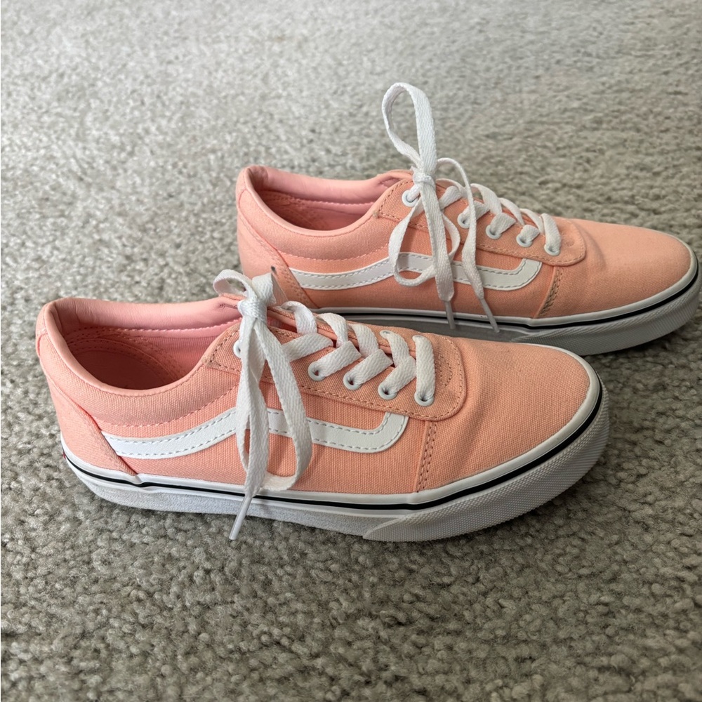 Vans Coral Sneakers with White Accents
